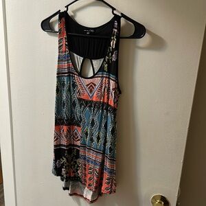 Patterned Tank Top
